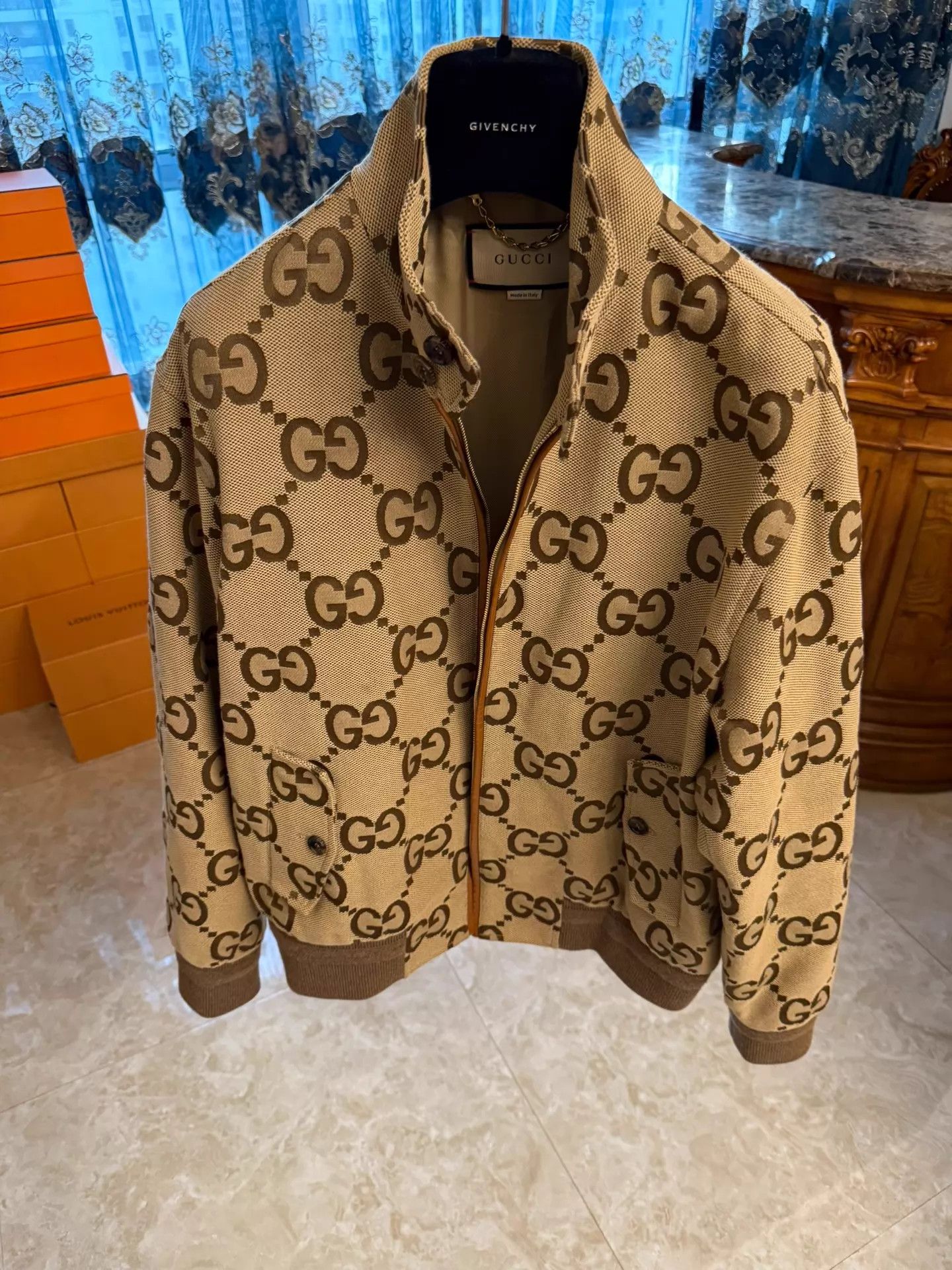 Gucci Gucci Full Logo Stand Collar Jacket 48, New Size US M / EU 48-50 / 2 - 1 Thumbnail