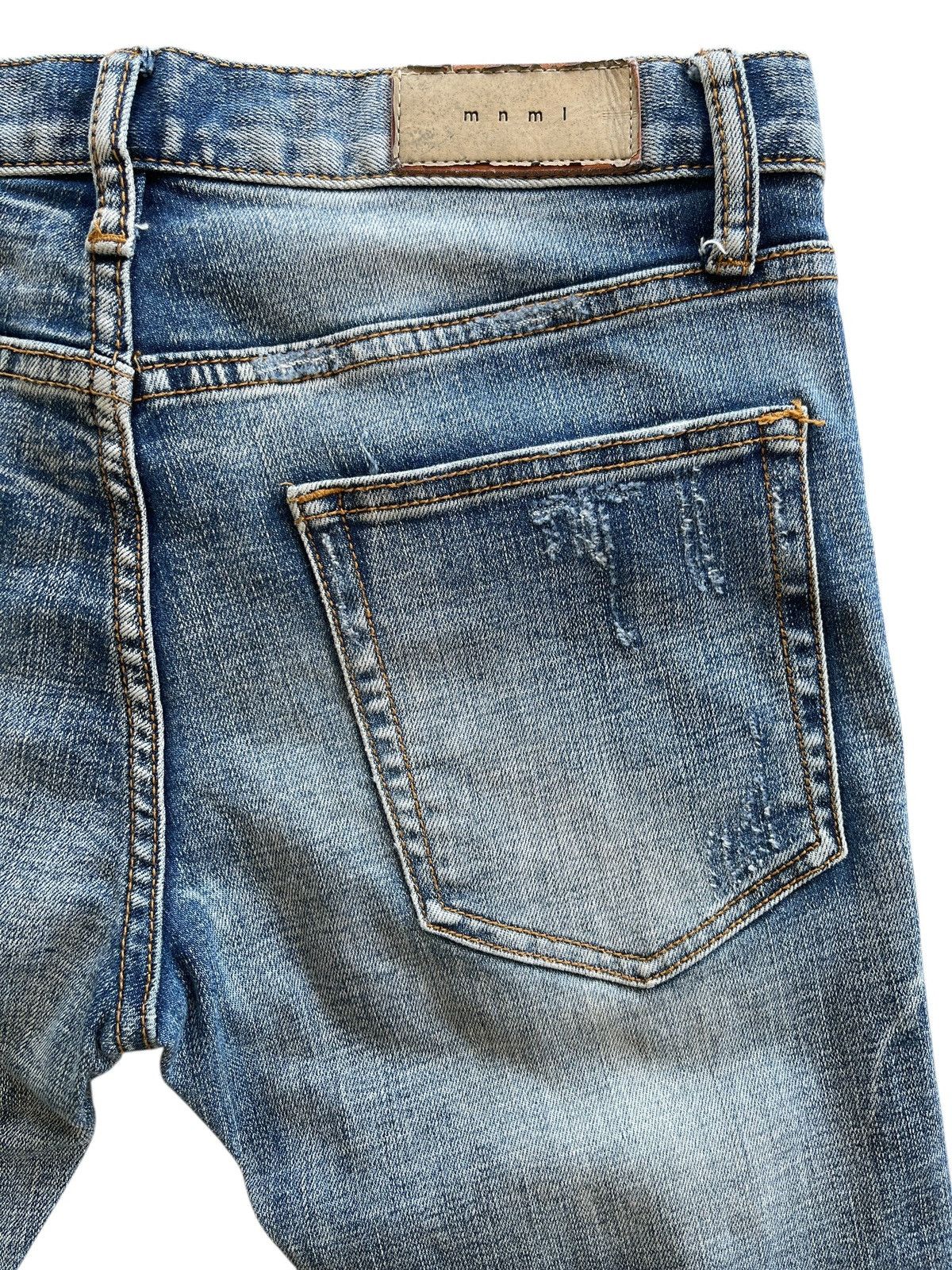 MNML MNML Distressed Stretch Skinny Denim Size US 30 / EU 46 - 9 Thumbnail