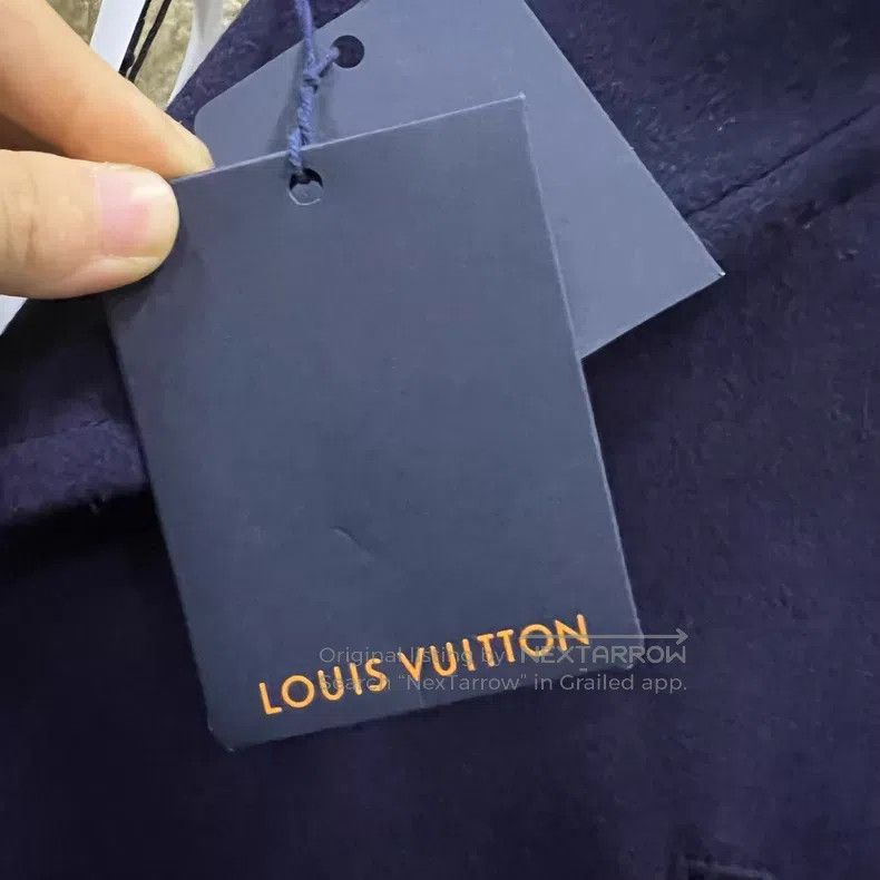 Louis Vuitton Louis Vuitton Navy blue lambswool coat Size XXS / US 00 / IT 34 - 6 Thumbnail