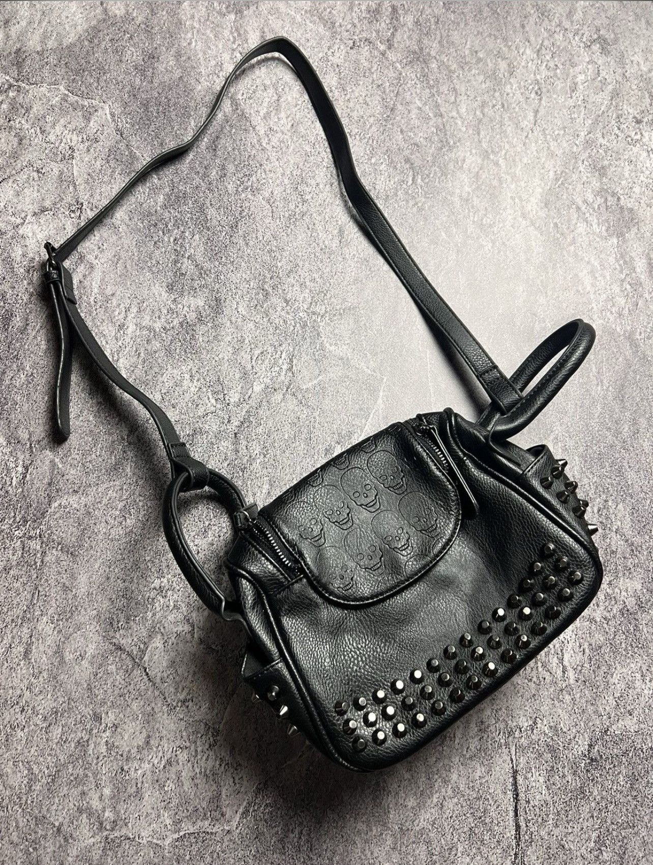 Seditionaries 12K Alexander McQueen Style leather skull shoulder punk bag Size ONE SIZE - 2 Thumbnail