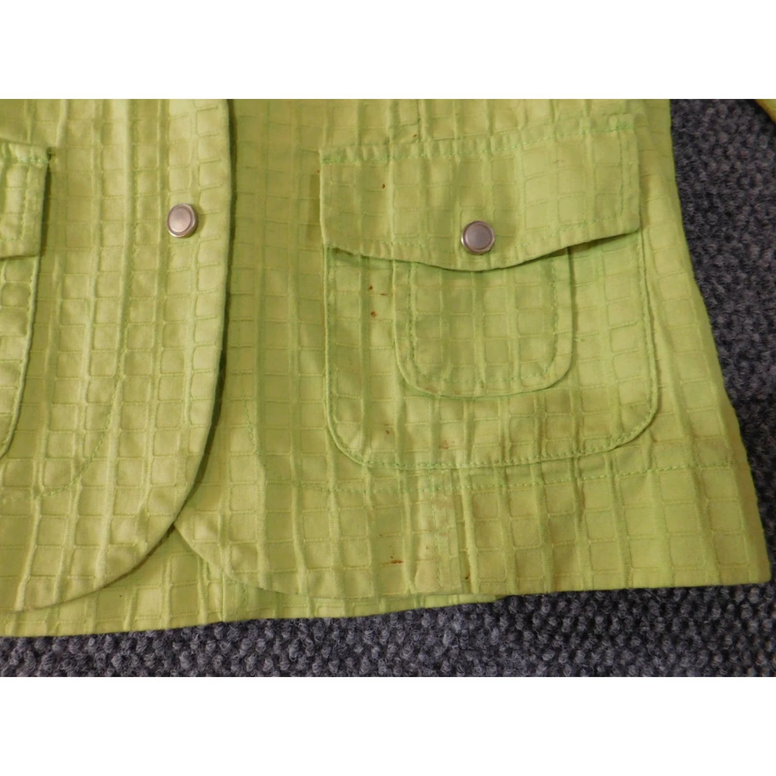 Coldwater Creek Coldwater Creek Jacket Women 10 Green Long Sleeve Button Snap Collared Cotton Casual Modern Basics Size L / US 10 / IT 46 - 4 Thumbnail