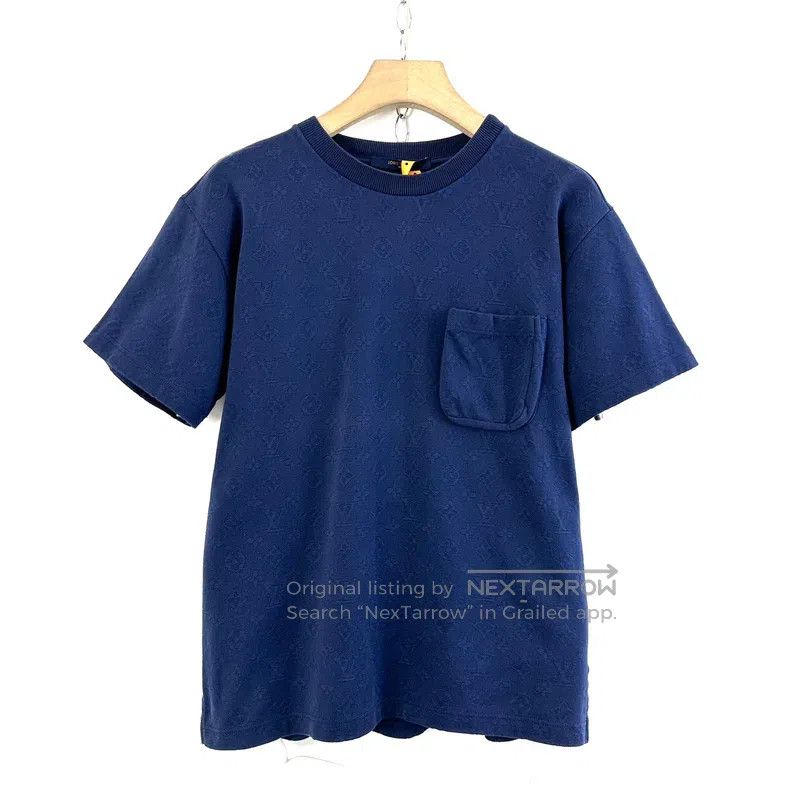 Louis Vuitton Louis Vuitton Dark blue dark stripes presbyopic full logo Size US S / EU 44-46 / 1 - 1 Thumbnail