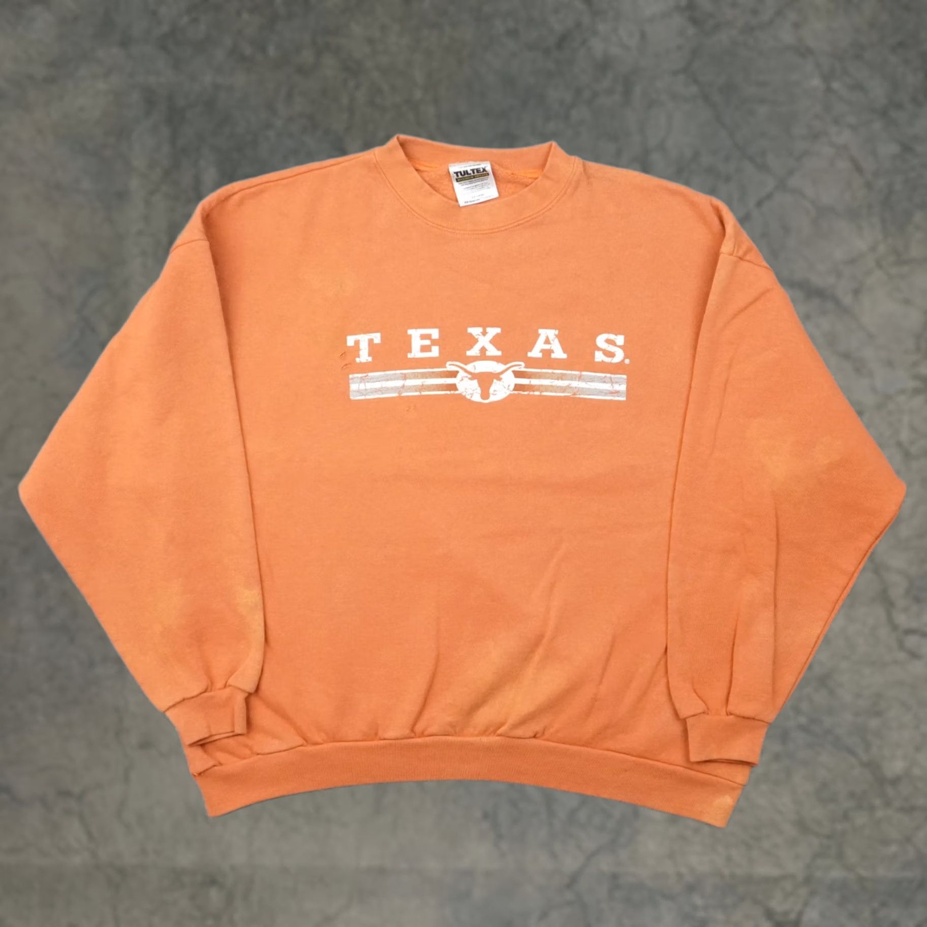 Thrasher VINTAGE University of Texas Thrashed Mens 2XL Orange Long Sleeve T-Shirt Size US XXL / EU 58 / 5 - 1 Thumbnail
