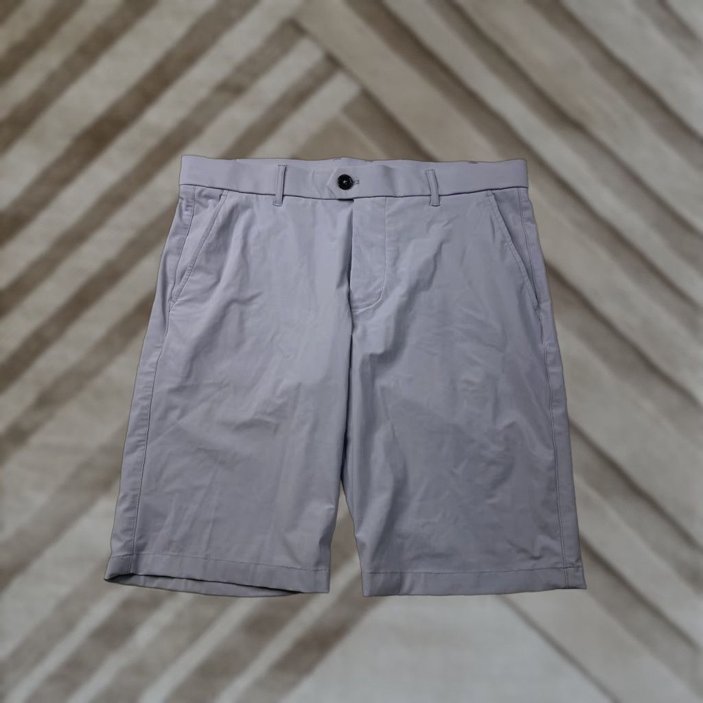 Greyson Shorts Montauk Greyson Purple Mens 33 Polyamide Spandex Flat Front Breathable Quick Dry UV Protection Inseam 10 Modern Casual