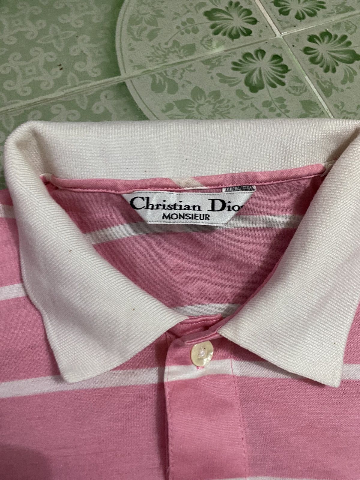 Christian Dior Monsieur × Vintage Vintage christian dior monsieur stripes polo shirt Size US S / EU 44-46 / 1 - 5 Thumbnail