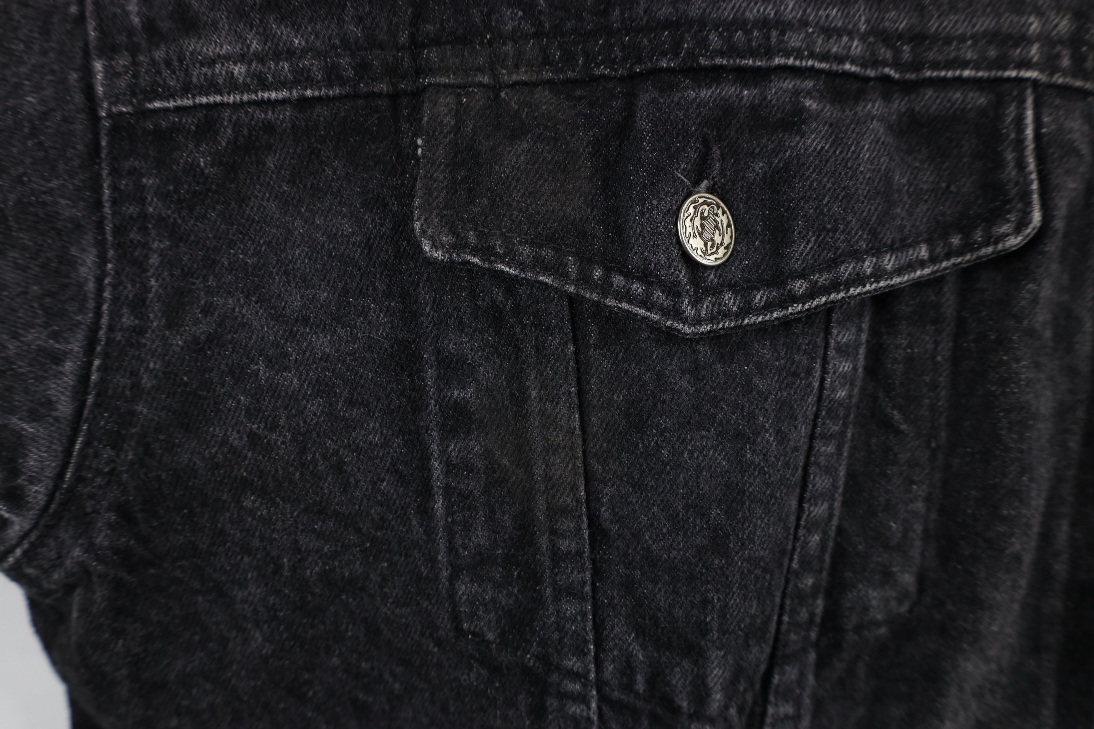 Vintage Vintage 90s Lite Beer Clint Black Denim Trucker Jacket USA Size US L / EU 52-54 / 3 - 4 Thumbnail
