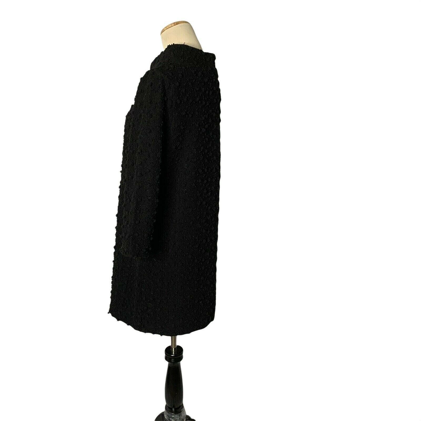 Anthropologie Uncle Frank Black High Neck Pom Pom Sweater Mini Dress M Size M / US 6-8 / IT 42-44 - 7 Thumbnail