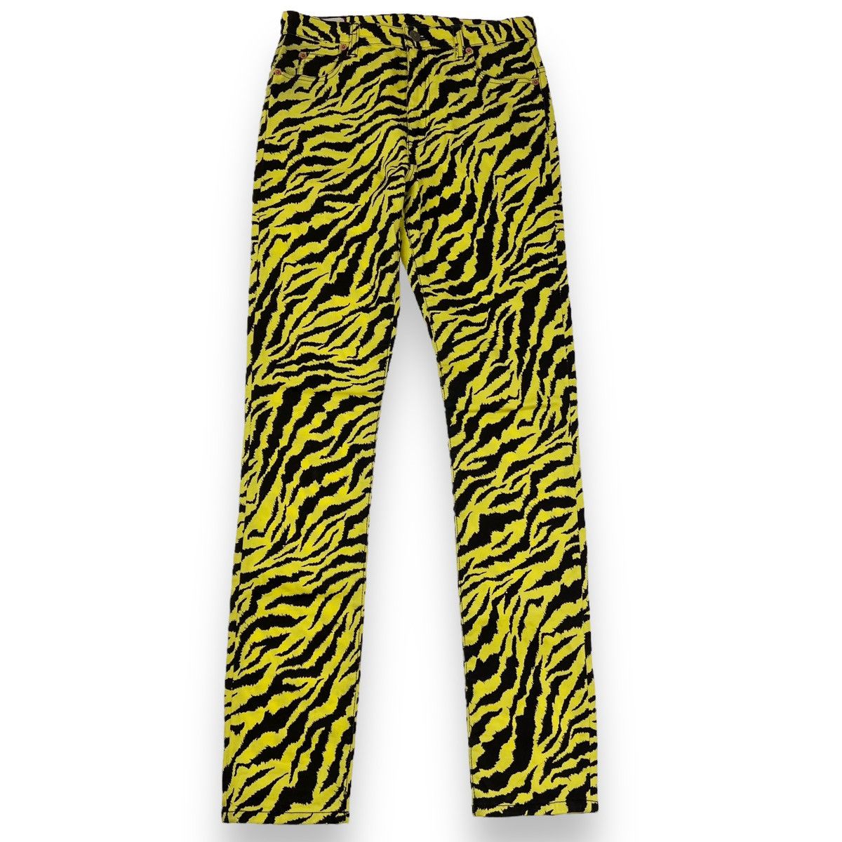 Gucci Gucci Yellow Zebra Skinny Jeans Size US 28 / EU 44 - 2 Thumbnail