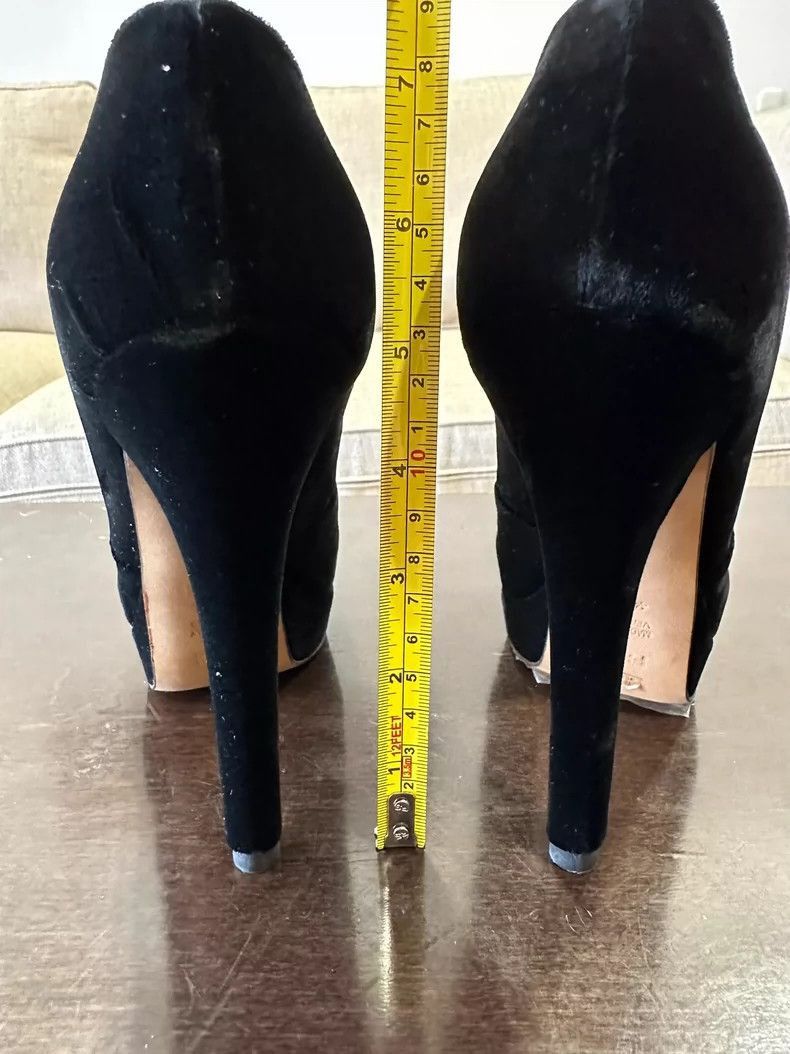 Fendi Fendi Velvet Bow High Heels Size 36.5 Size US 6 / IT 36 - 9 Thumbnail