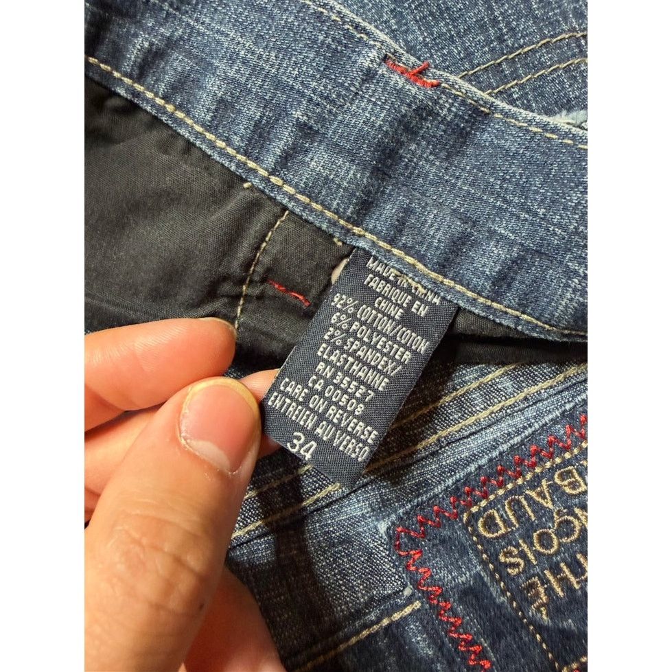 Marithe + Francois Girbaud × Vintage Vintage Marithe Francois Girbaud Distressed Jean Shorts Size US 34 / EU 50 - 6 Thumbnail
