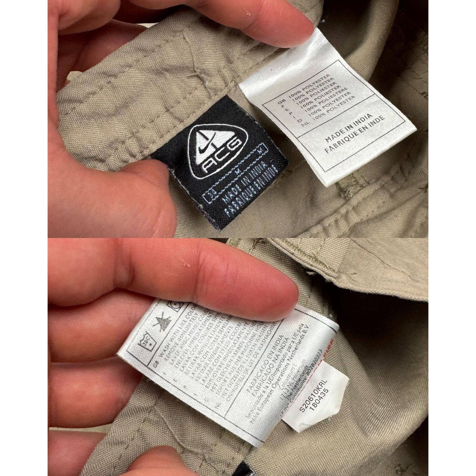 Nike Nike ACG All Condition Gear Men's Beige Cargo Shorts M Size US 34 / EU 50 - 3 Thumbnail