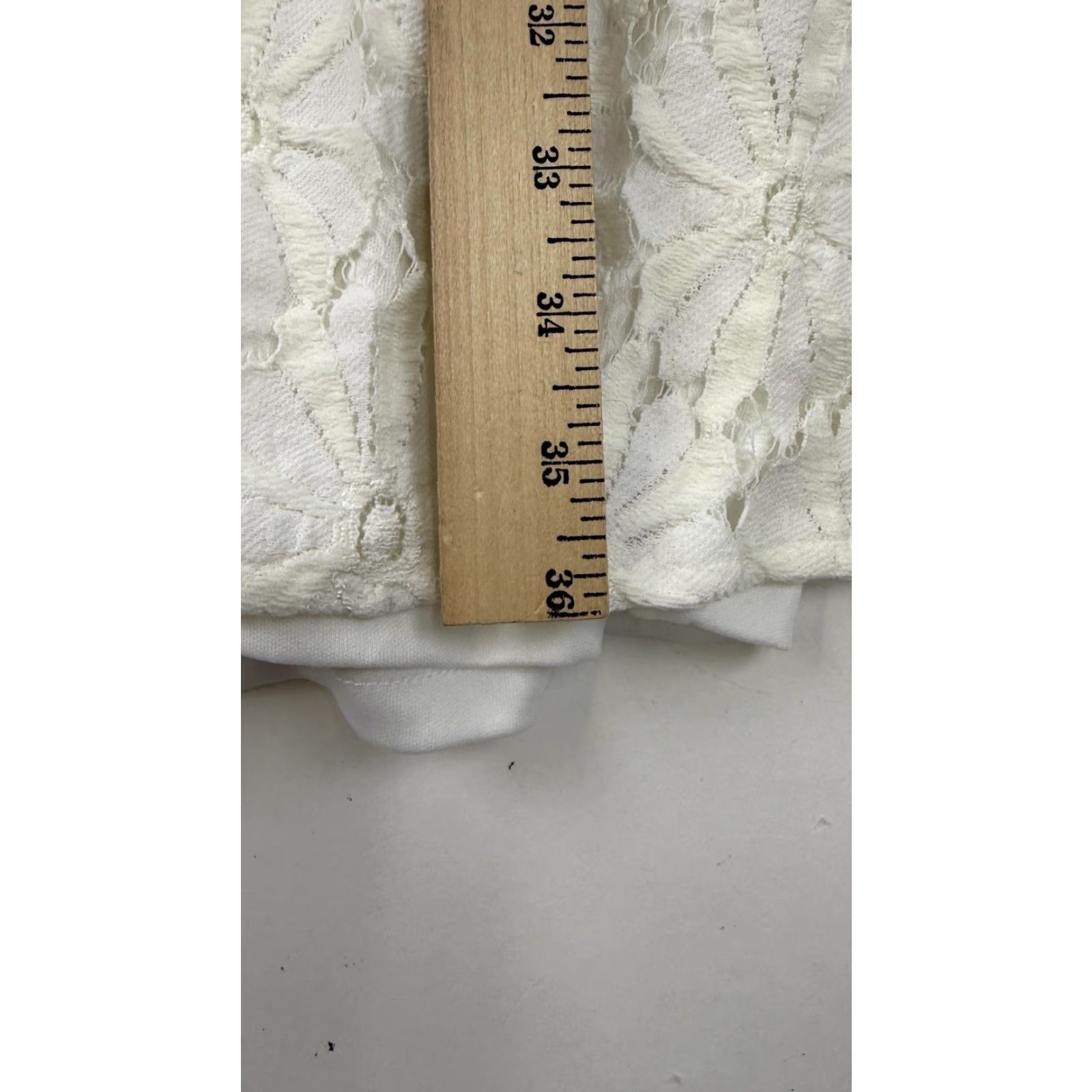 Lulus Lulus Dress Womens M White Lace Halter A-Line Cocktail Party Size M / US 6-8 / IT 42-44 - 6 Thumbnail