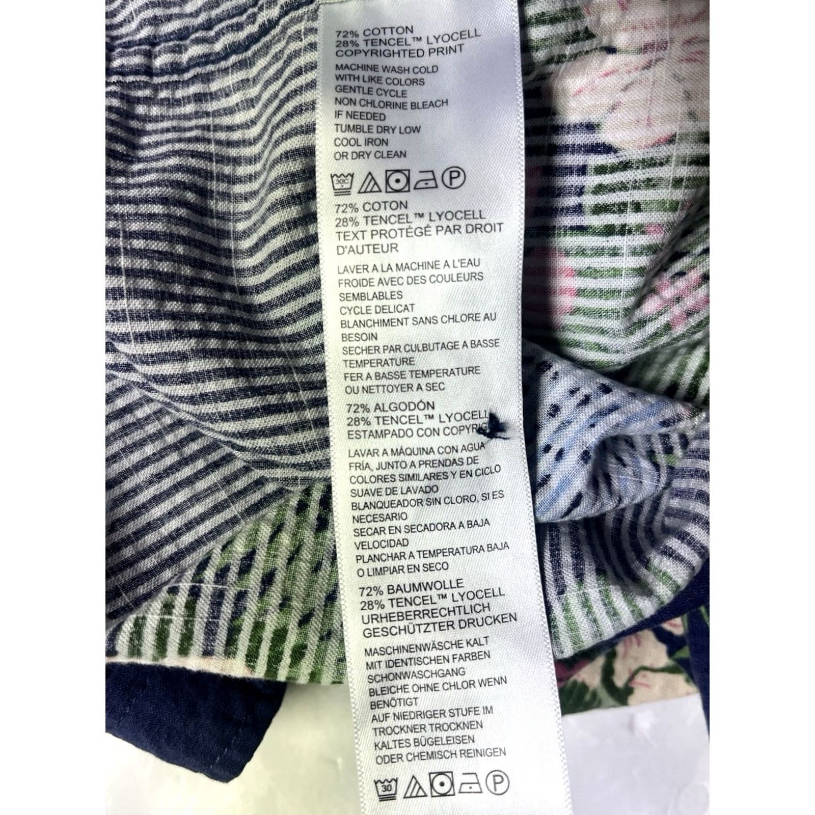 Tommy Bahama Tommy Bahama Shirt Mens S/P Blue Floral Hawaiian Camp Button Up Cotton Blend Size US S / EU 44-46 / 1 - 7 Thumbnail