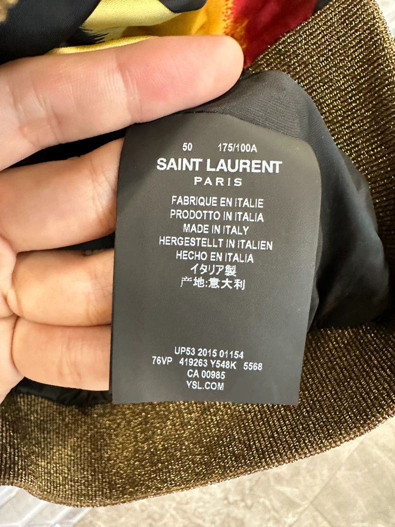 Saint Laurent Paris Saint Laurent Paris Silk Coconut Jacket Size US M / EU 48-50 / 2 - 4 Thumbnail
