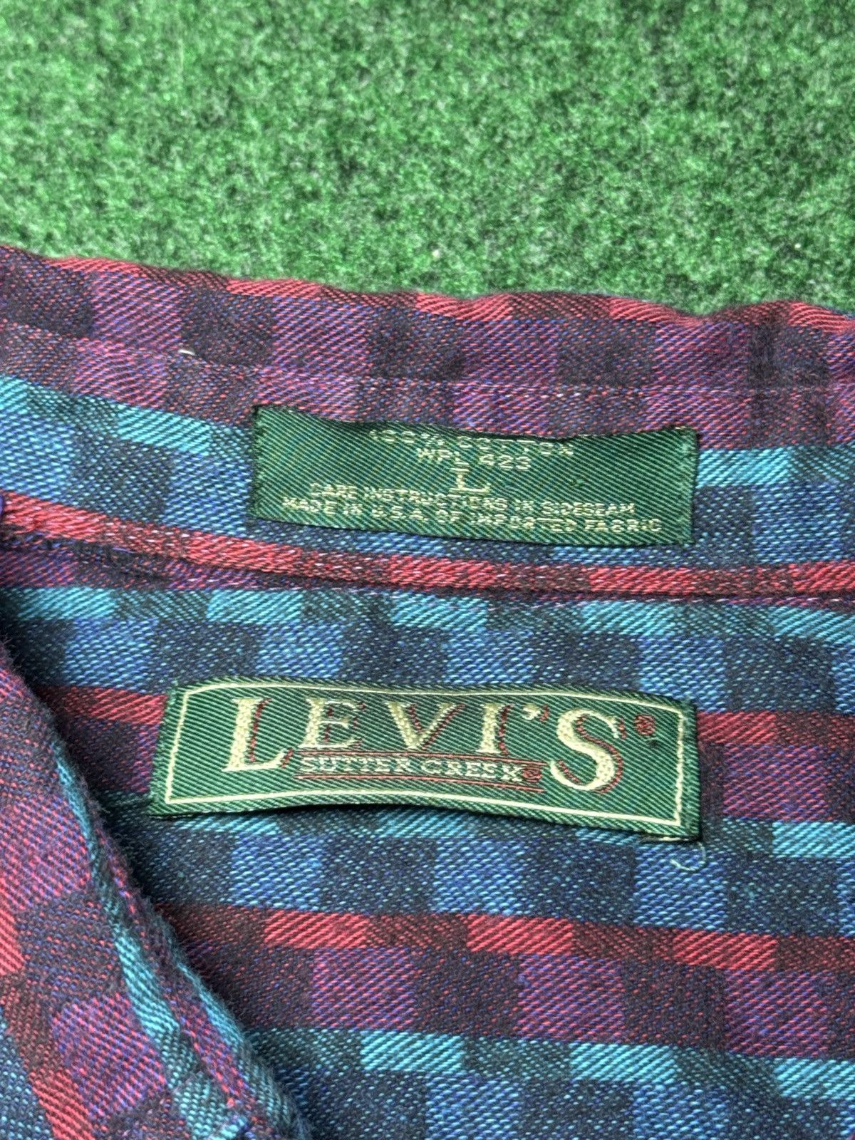 Levi's Vintage Clothing Levis Vintage Button Stutter Creek Big E 80s L Shirt Size US L / EU 52-54 / 3 - 3 Thumbnail
