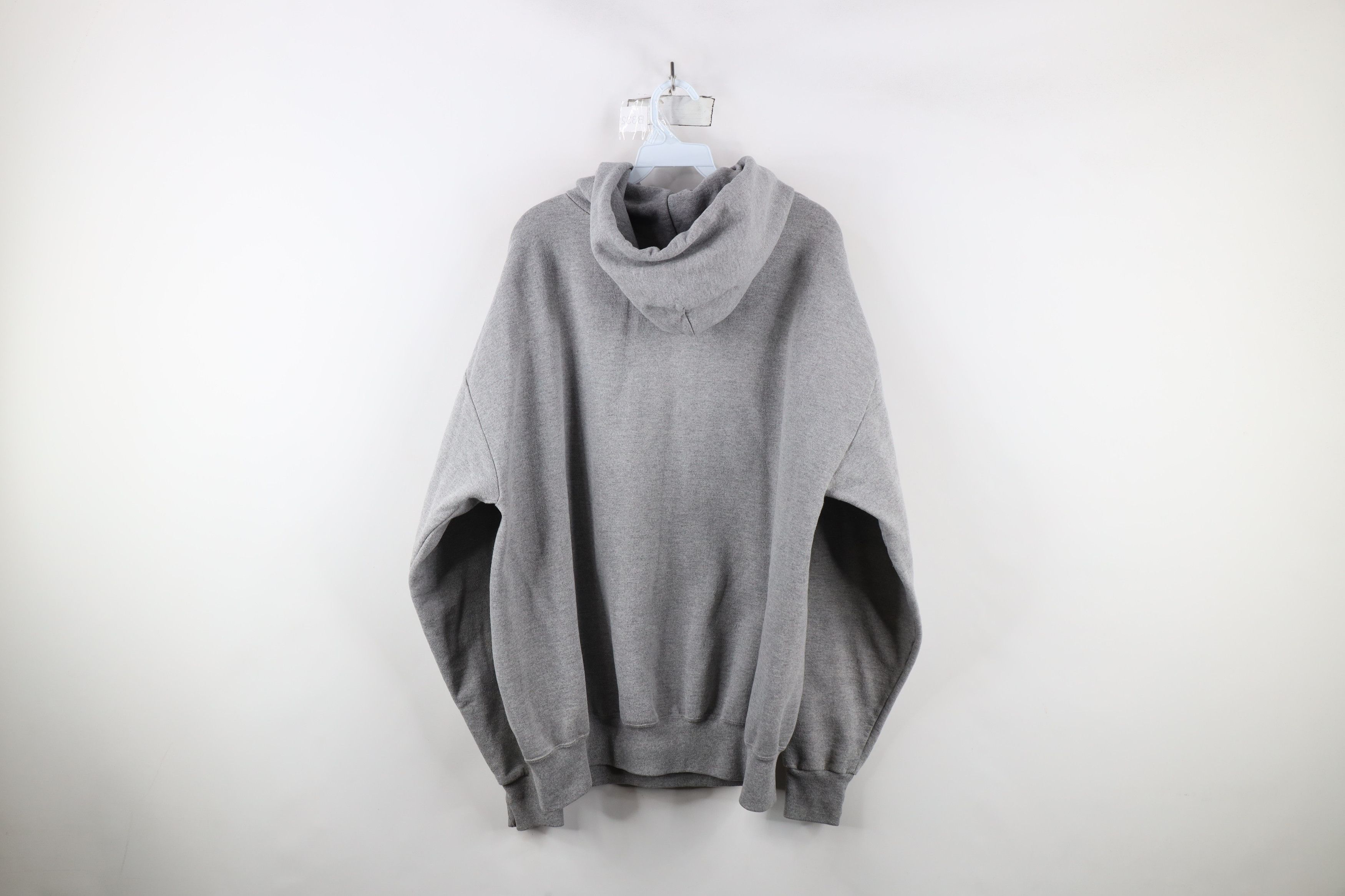 Vintage Vintage 90s Streetwear Heavyweight Hoodie Sweatshirt Gray Size US XL / EU 56 / 4 - 10 Thumbnail