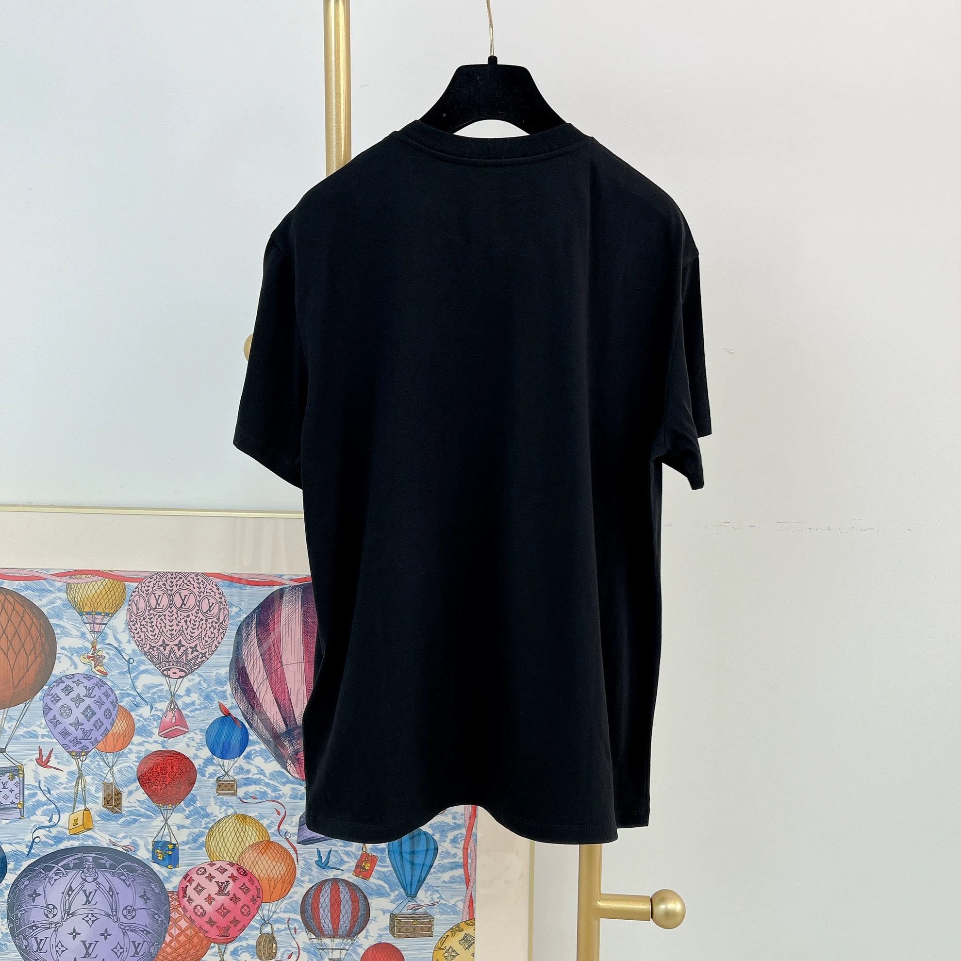 Valentino Valentino Black Logo Print Short Sleeve Tee Size M Size US M / EU 48-50 / 2 - 2 Thumbnail
