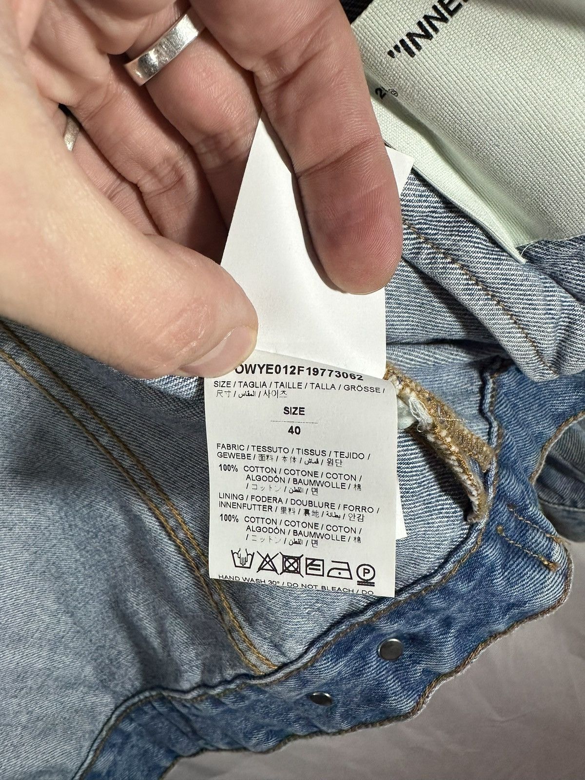 Off-White Off White Graffiti Denim Jacket Size US S / EU 44-46 / 1 - 12 Thumbnail