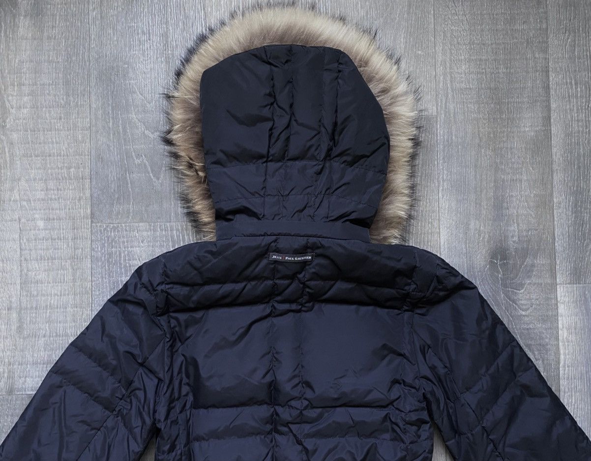 Jean Paul Gaultier Womens Jean’s Paul Gaultier Down Jacket Fur Trim Parka Black Size S / US 4 / IT 40 - 6 Thumbnail