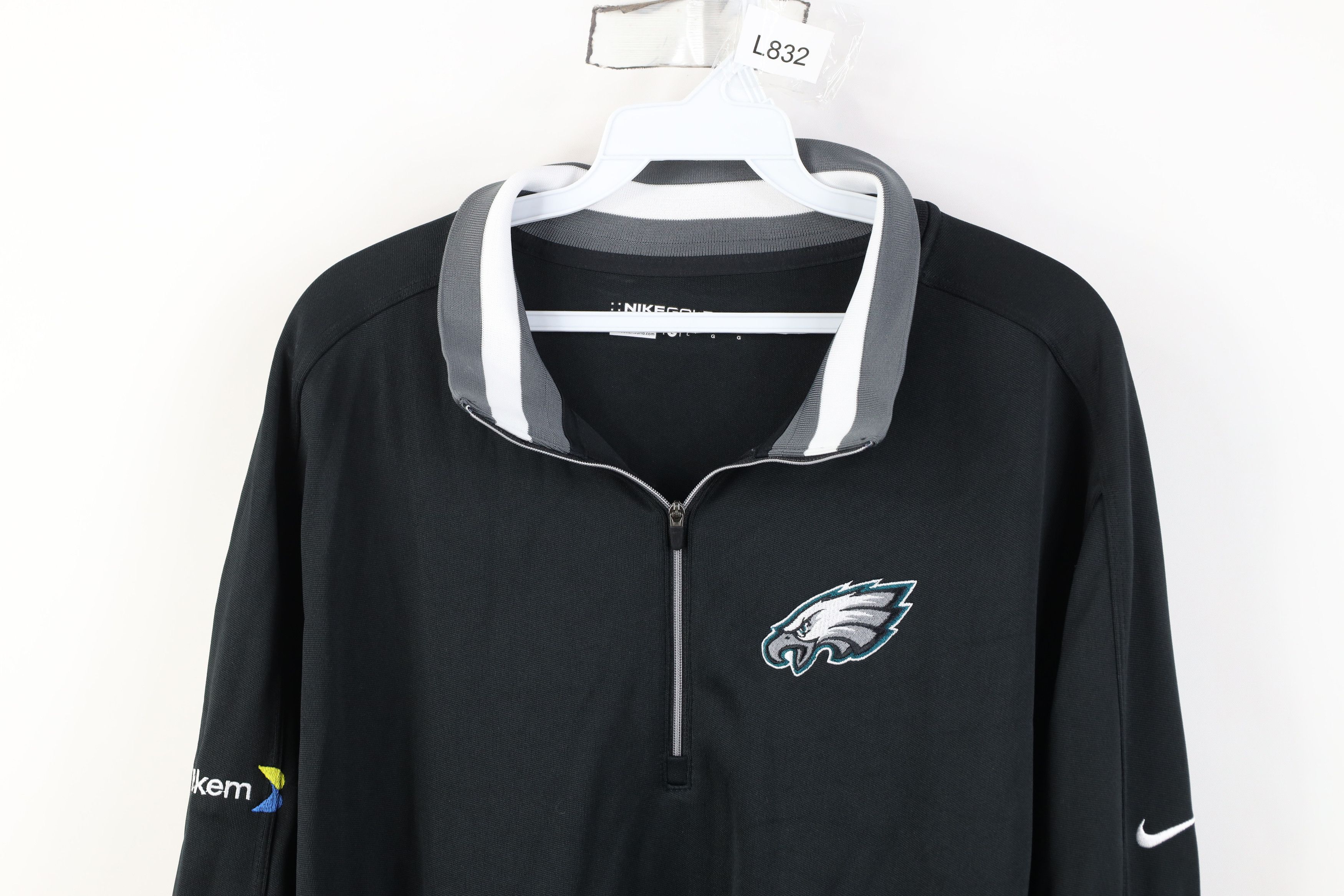 Nike Nike Golf Philadelphia Eagles Football 1/4 Half Zip Jacket Size US L / EU 52-54 / 3 - 2 Thumbnail