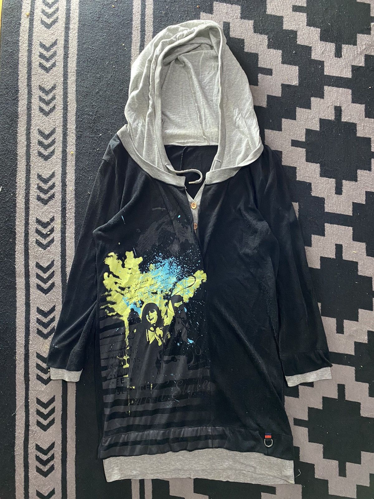 20471120 × Hysteric Glamour × Japanese Brand Japanese A6 double layers hoodie Size US M / EU 48-50 / 2 - 1 Thumbnail