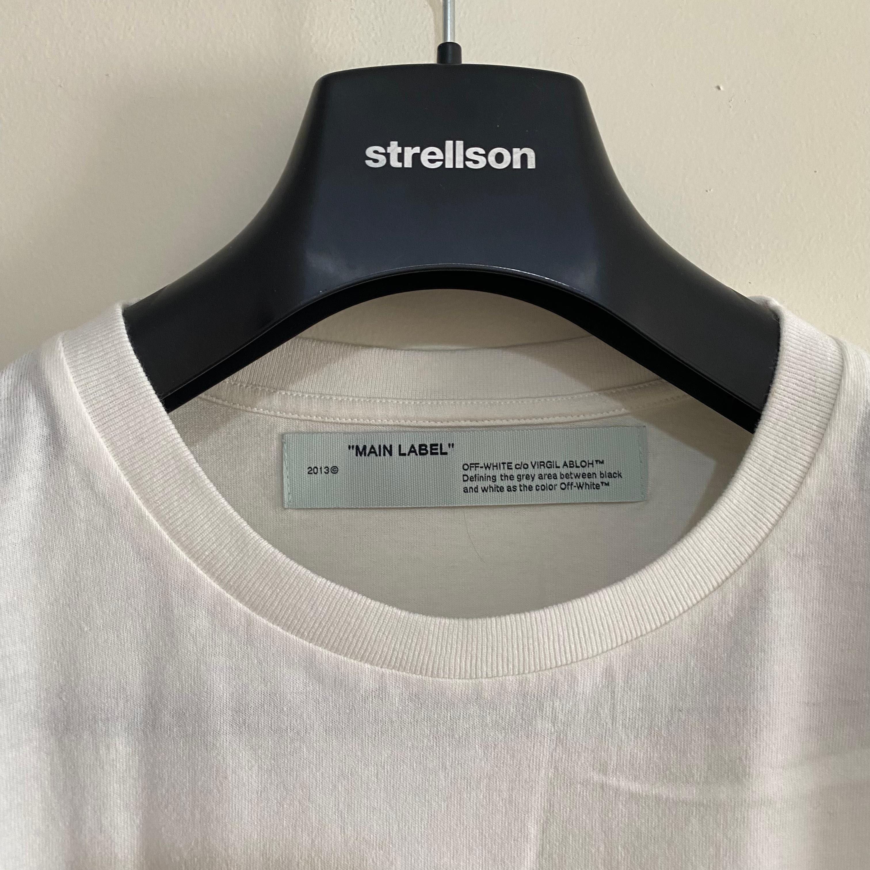 Off-White White Plain Oversized T-Shirt Size US L / EU 52-54 / 3 - 2 Thumbnail