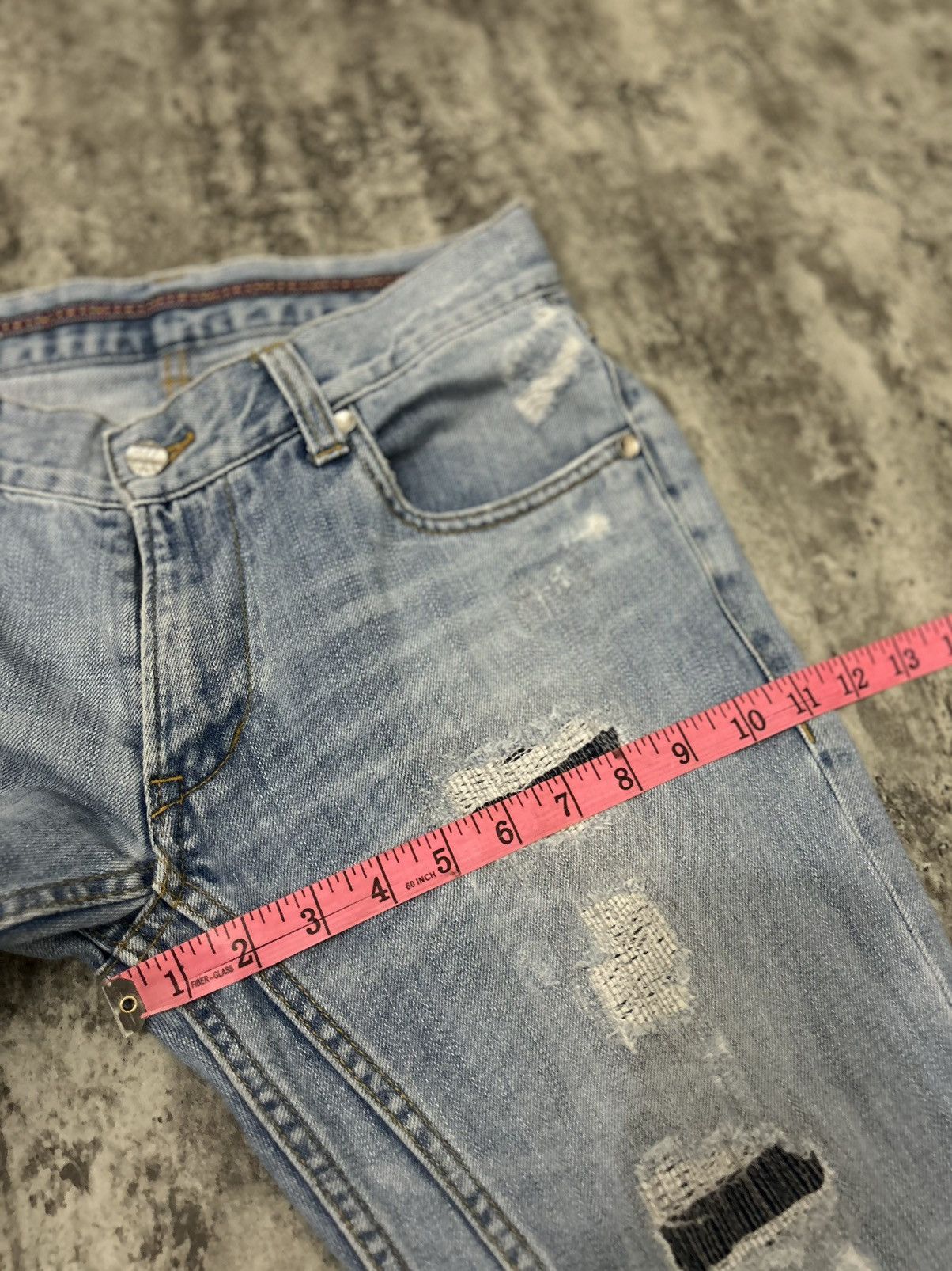 Hysteric Glamour × Japanese Brand Tokyo Aoyama Japan Distressed Jeans Size US 31 - 19 Thumbnail