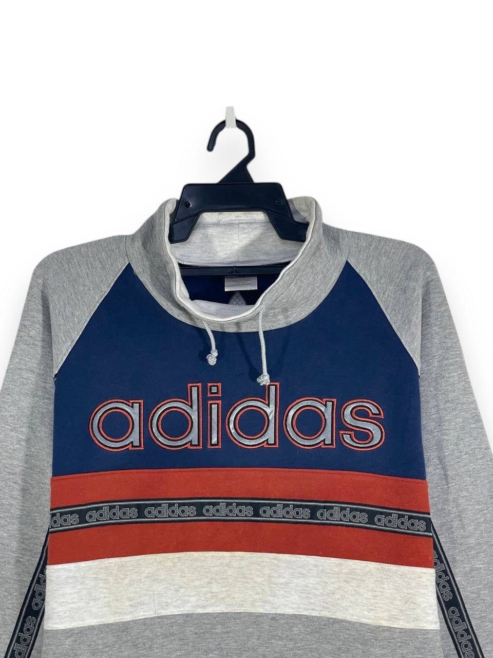 Adidas Vintage adidas big logo hoodie hip hop style yo yo Size US M / EU 48-50 / 2 - 2 Thumbnail