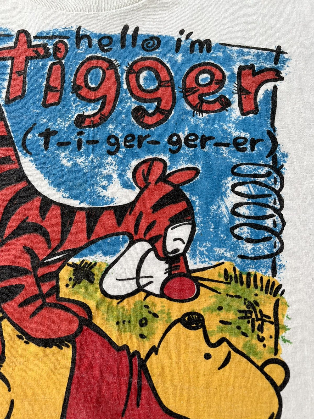 Disney Vintage 90s Tigger Winnie the Pooh Disney Cartoon T-shirt Size US M / EU 48-50 / 2 - 5 Thumbnail