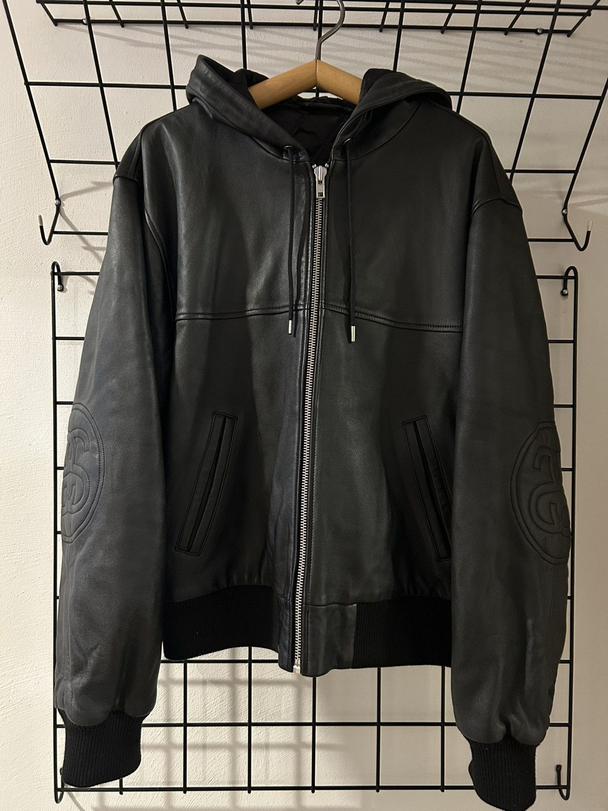 Stussy Stussy Leather Flight Jacket | Grailed