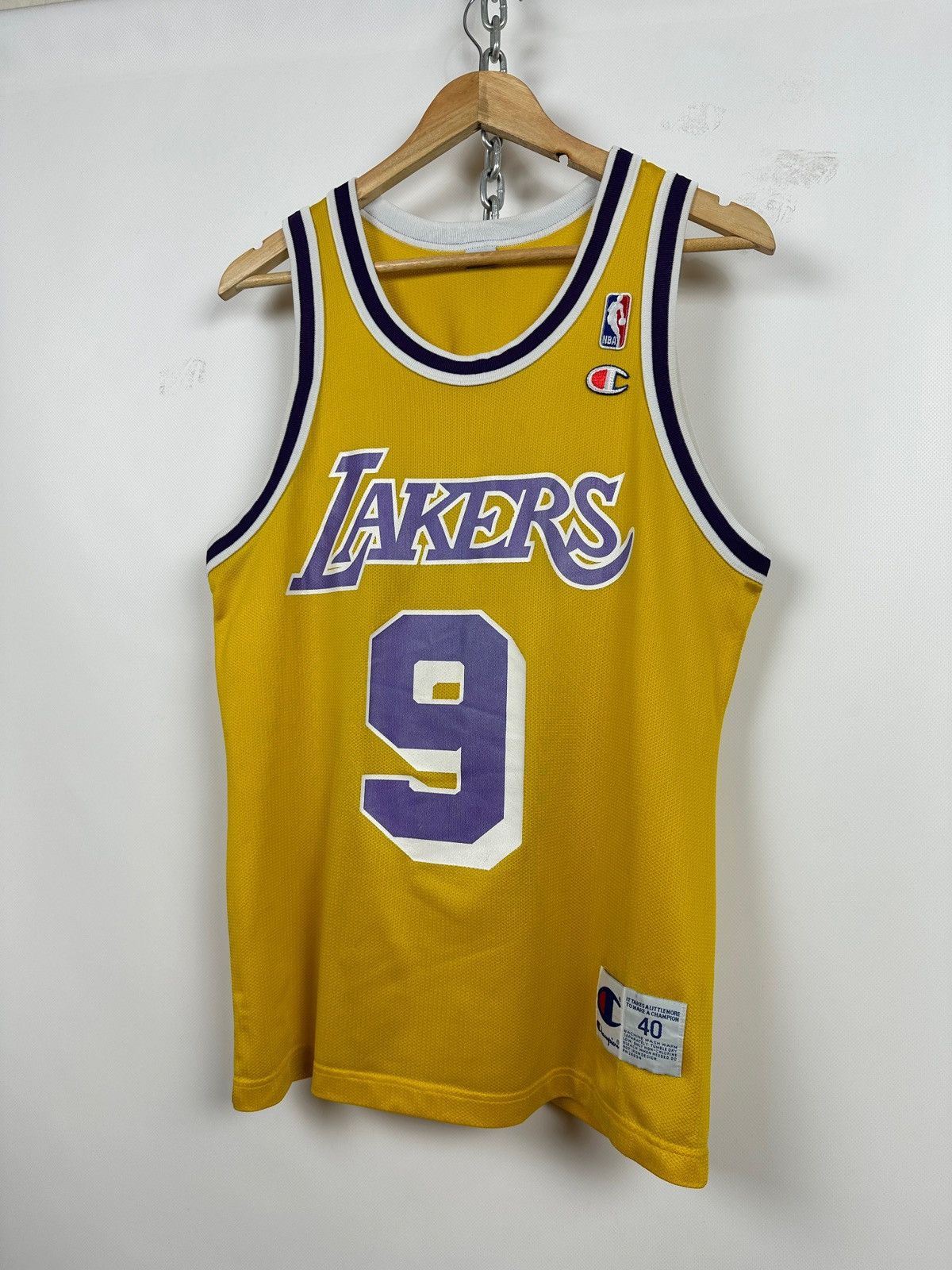 Champion Vintage Los Angeles Lakers Champion Van Exel #9 Jersey Size US S / EU 44-46 / 1 - 3 Thumbnail