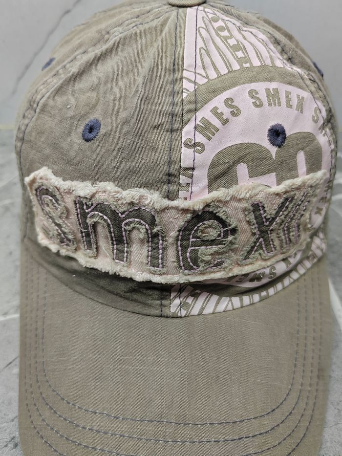 Japanese Brand Vintage Smex Distressed Style Cap Hat Size ONE SIZE - 3 Thumbnail