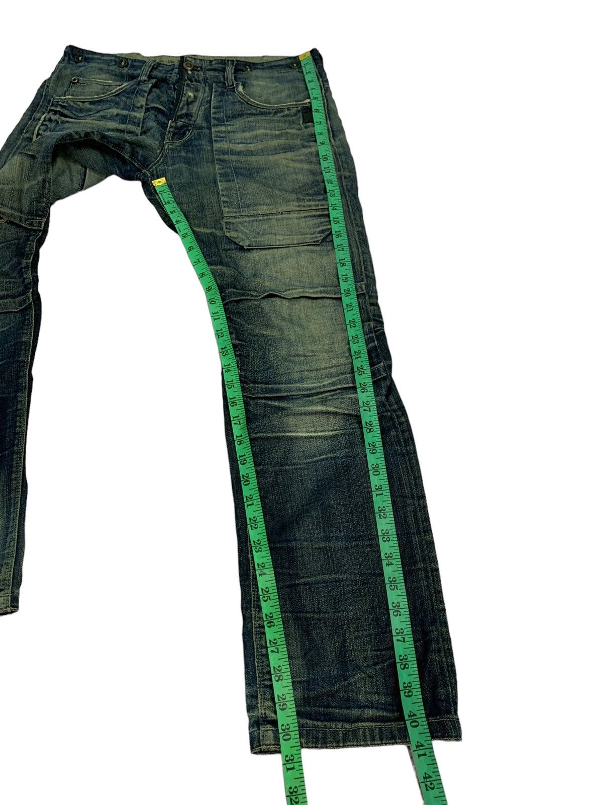 G-Star 🔥Rare Japanese Brand G-Star 3301 Distressed Jeans Size US 34 / EU 50 - 16 Thumbnail
