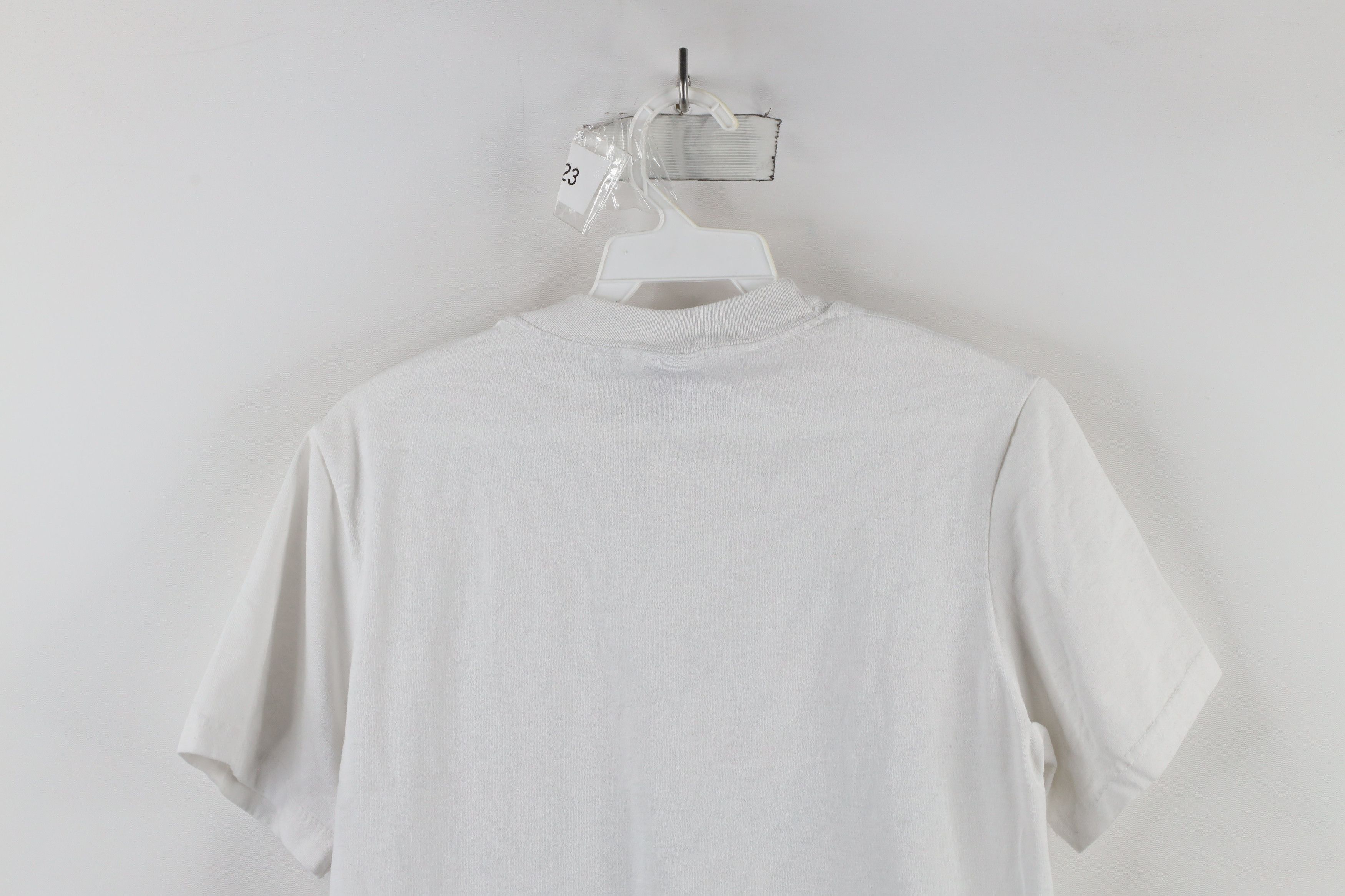 Vintage Vintage 90s Streetwear Short Sleeve T-Shirt White Cotton Size US S / EU 44-46 / 1 - 9 Thumbnail