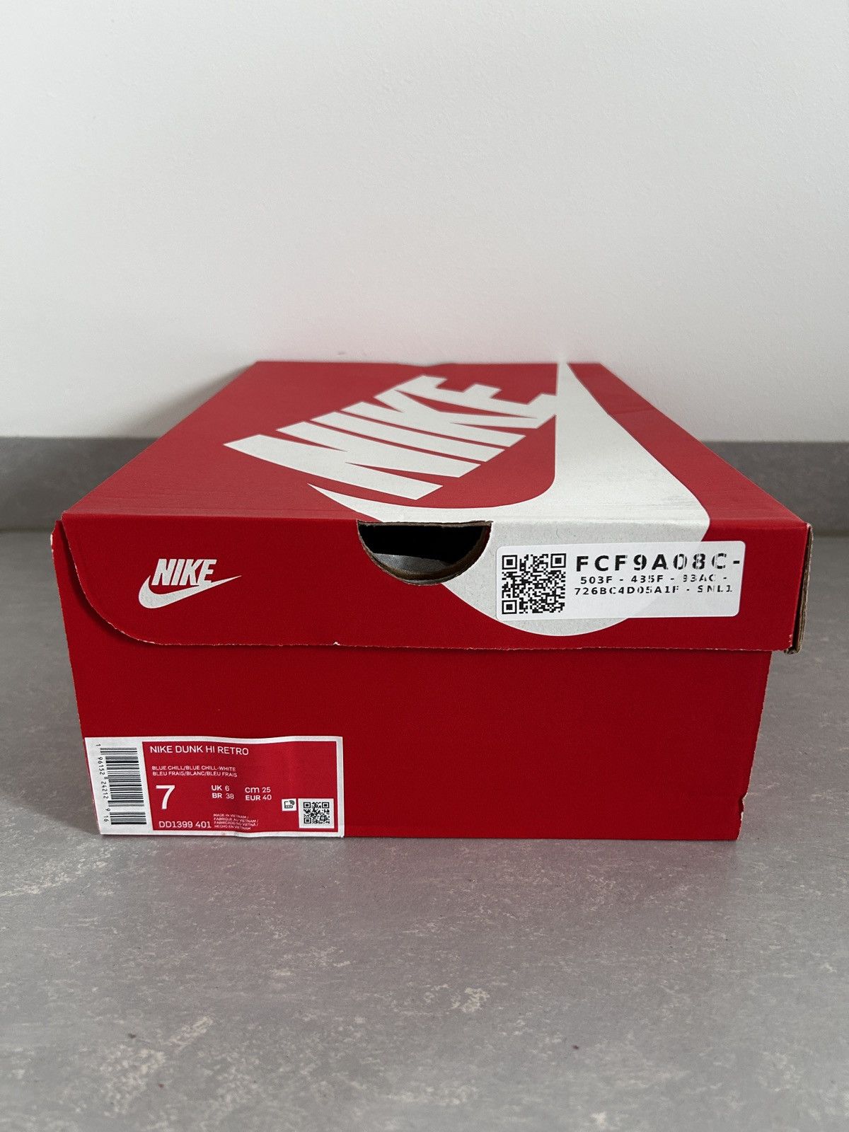 Nike Nike Dunk High Blue Chill Size US 7 / EU 40 - 9 Thumbnail
