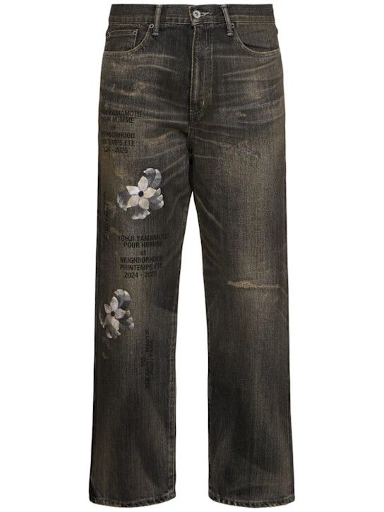 Yohji Yamamoto o1lsvrm0525 / Size 4 / Neighborhood Faded Jeans in Black Size US 36 / EU 52 - 1 Thumbnail