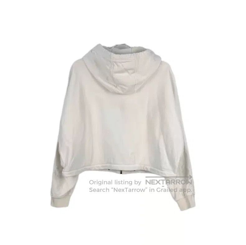 Prada Prada White triangle patch zipper hoodie Size US XL / EU 56 / 4 - 2 Thumbnail