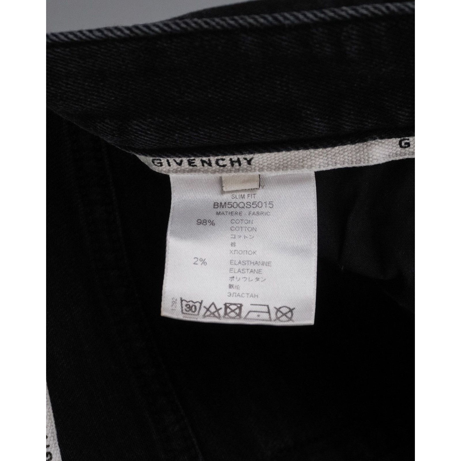Givenchy Givenchy paris logo black skinny pant jeans Size US 31 - 10 Thumbnail