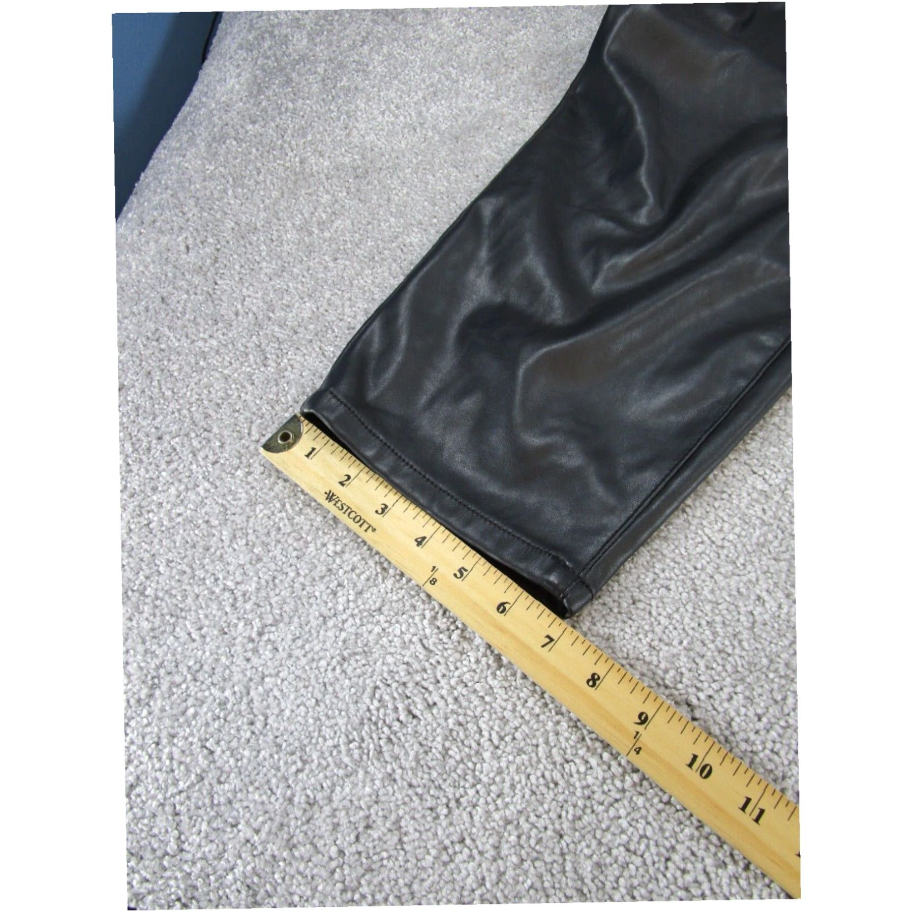 Torrid Torrid Womens Faux Leather Pants Black Skinny Fit 26 XL Size 26" / US 2 / IT 38 - 5 Thumbnail