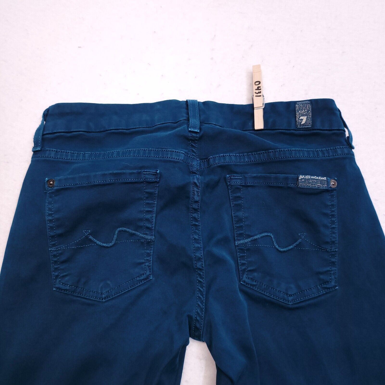 7 For All Mankind 7 For All Mankind Medium Wash Denim Jeans Women Size 25 Blue Size 28" / US 6 / IT 42 - 9 Thumbnail