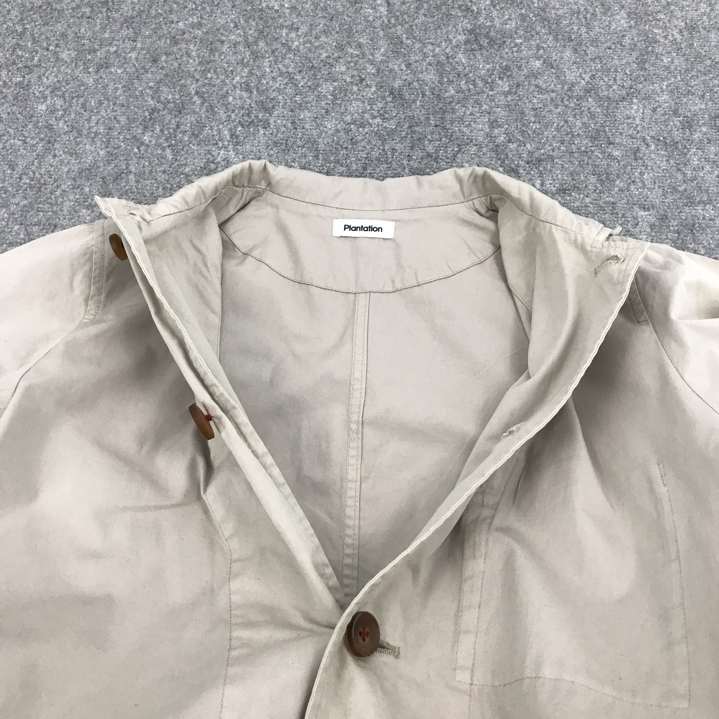 Designer × Issey Miyake × Japanese Brand PLANTATION BY ISSEY MIYAKE BUTTON LONG COAT JACKET Size US M / EU 48-50 / 2 - 7 Thumbnail
