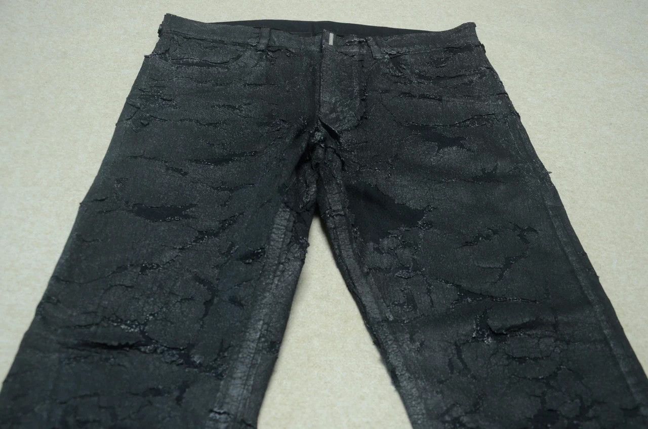 Givenchy Givenchy UC85 Distressed Black Jeans 34 Size US 34 / EU 50 - 2 Thumbnail