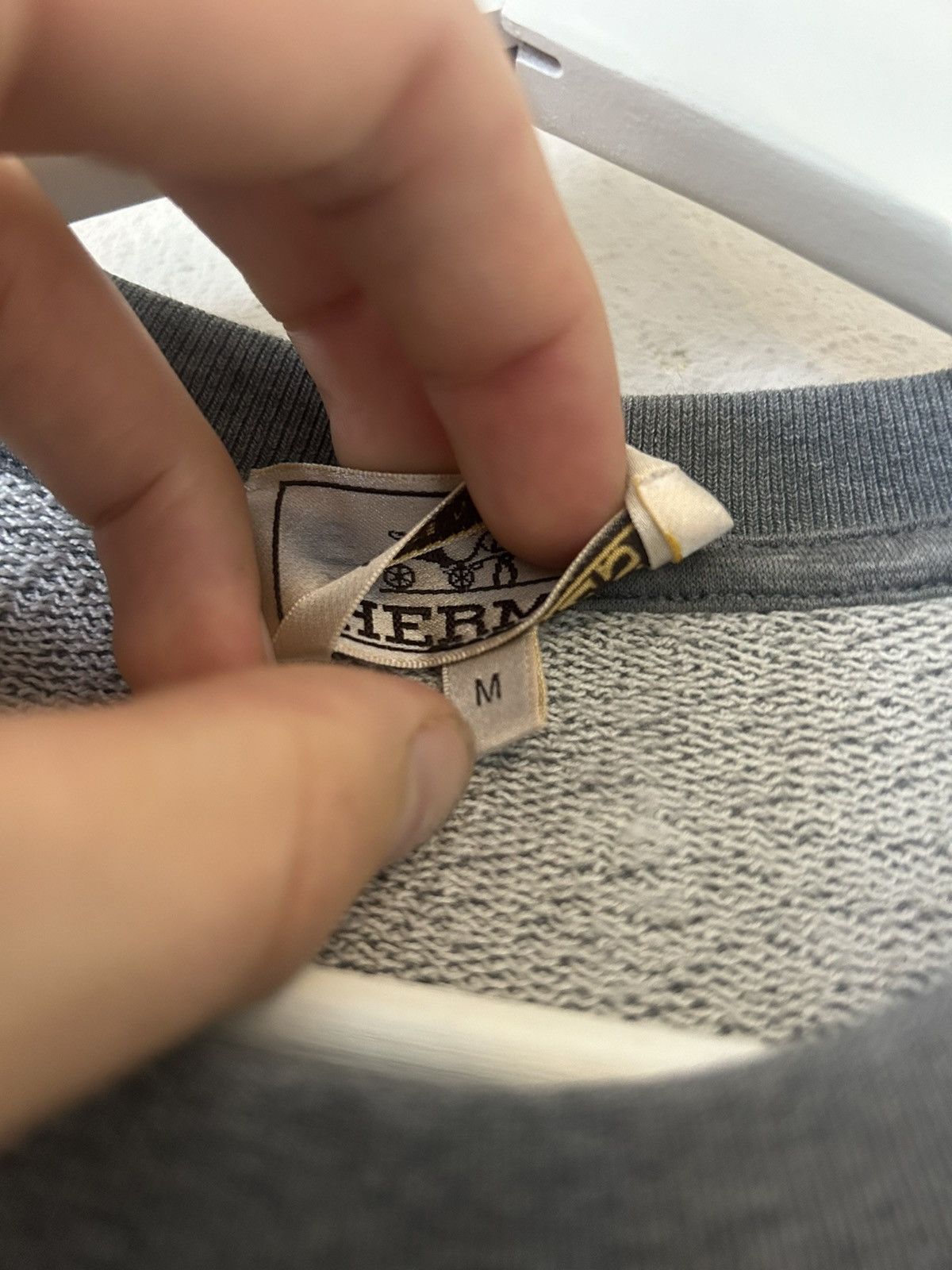 Hermes Grey H Graphic Crewneck Sweatshirt Size US M / EU 48-50 / 2 - 6 Thumbnail