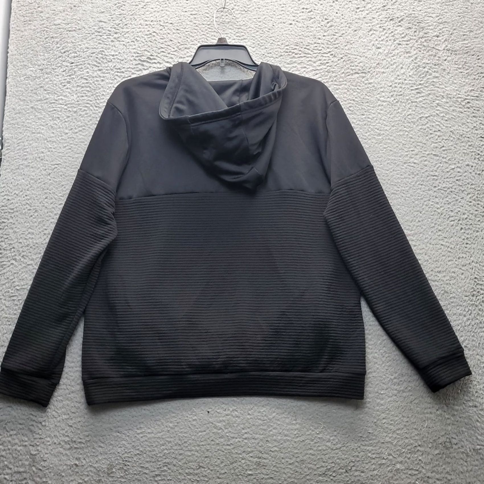 Vintage MSX By Michael Strahan Hoodie Mens XL Black Fleece Lined Ribbed Quarter Zip Size US XL / EU 56 / 4 - 2 Thumbnail