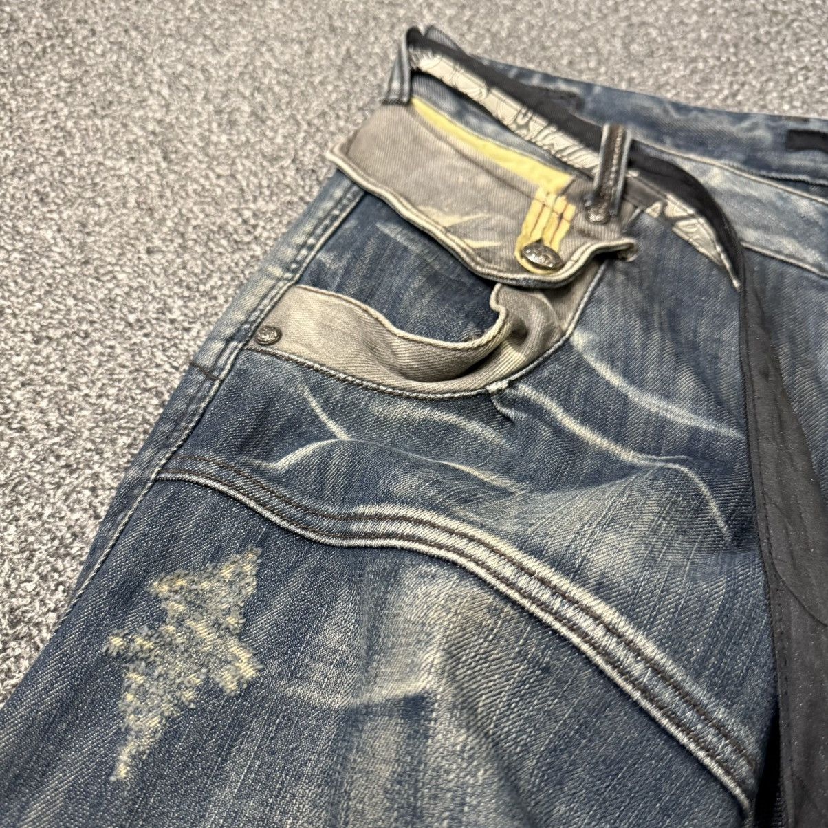 Seditionaries 🔥 Y2k Distressed Bnx Thrashed Tactical Denim Visvim Style Size US 32 / EU 48 - 10 Thumbnail