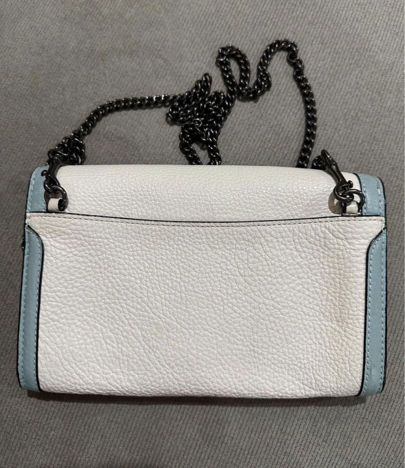 Coach Jade Chain Crossbody In Colorblock in Blue and white Size ONE SIZE - 2 Thumbnail