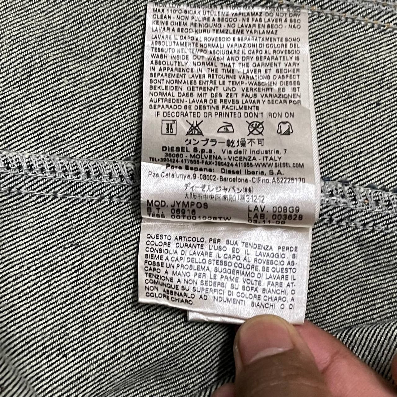 Diesel Vintage Diesel Denim Stretch Jacket Size US M / EU 48-50 / 2 - 12 Thumbnail