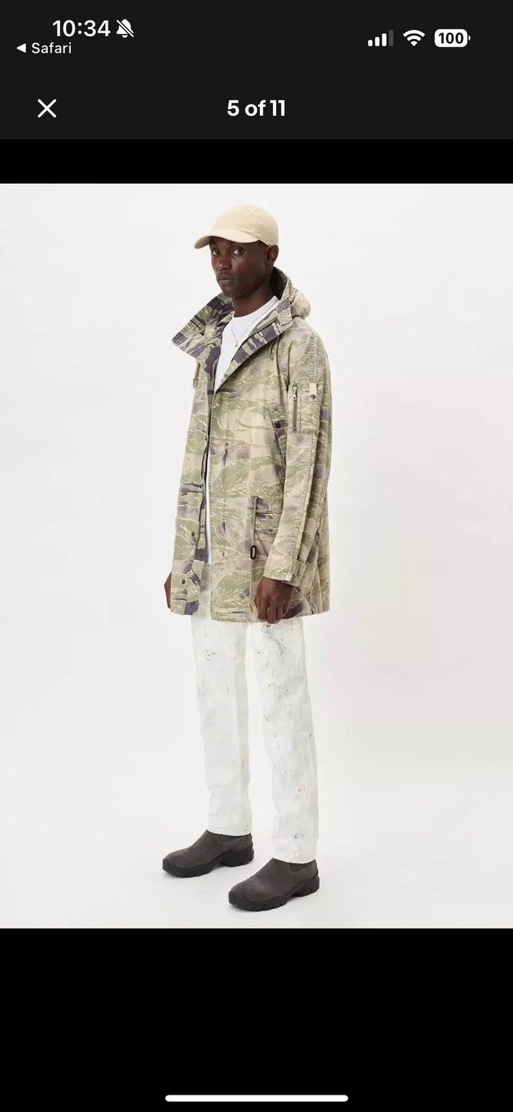 John Elliott JOHN ELLIOTT Military Parka Jacket Tiger Camo Sz 3 Large NWT Size US L / EU 52-54 / 3 - 2 Thumbnail