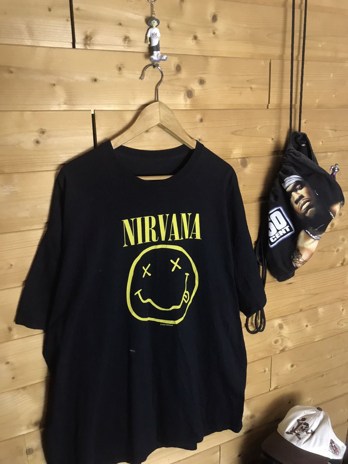 Nirvana 1992 vintage 90s Nirvana t-shirt Size US XXL / EU 58 / 5 - 3 Thumbnail