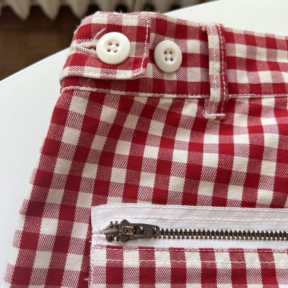 Supreme Gingham Flight Pant Red 30